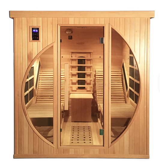 2-Person Double Recliner Indoor Home Infrared Sauna