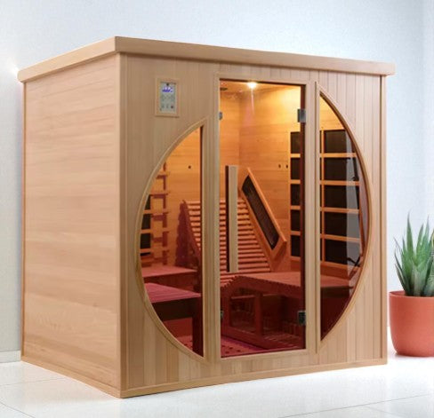 2-Person Double Recliner Indoor Home Infrared Sauna